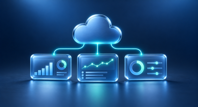 Cloud Management technology illustration