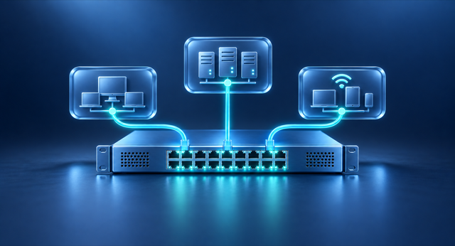 L2/L3 Switching technology illustration